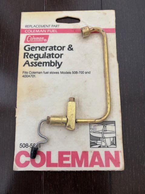 コールマン400ストーブ用2レバー仕様ジェネレーター508-5891【未使用品】