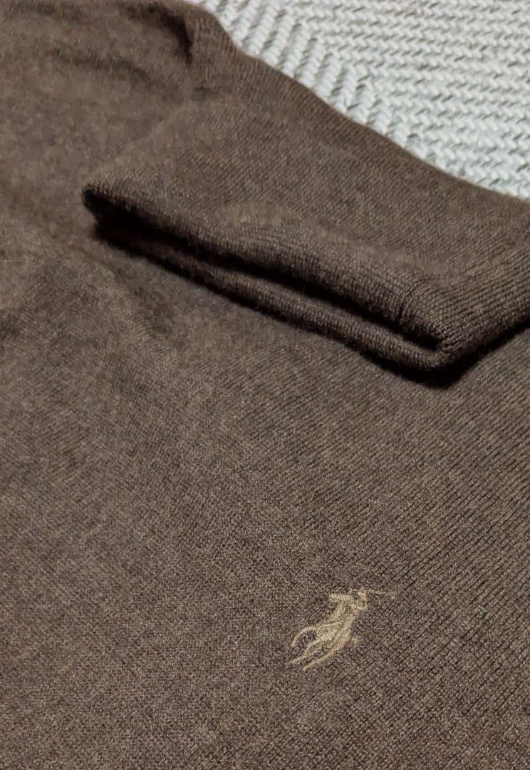 極美品　Polo Ralph Lauren　タートルネック セーター　現行　茶