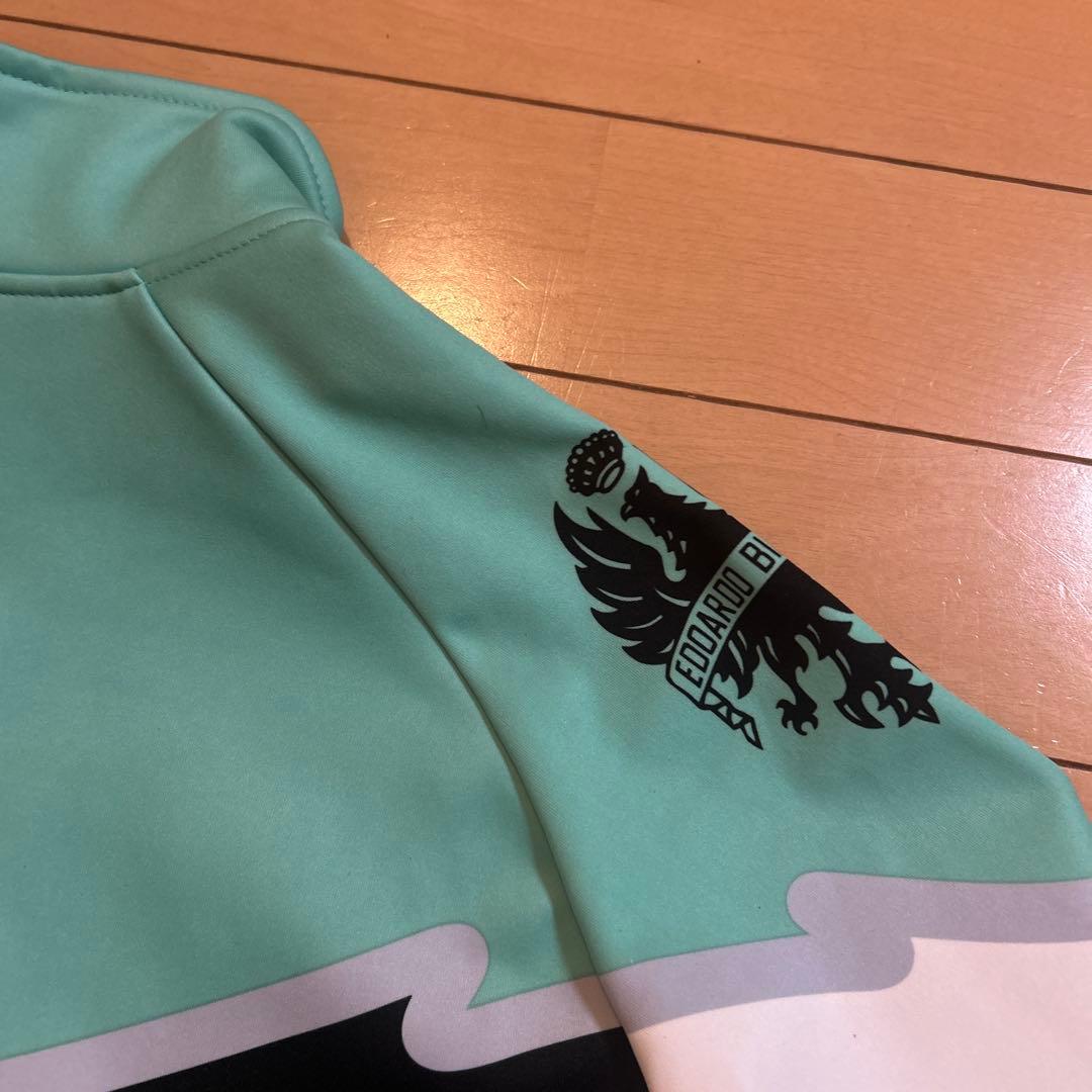 Bianchi ビアンキ フルジップ サイクリングジャージ 長袖 XS