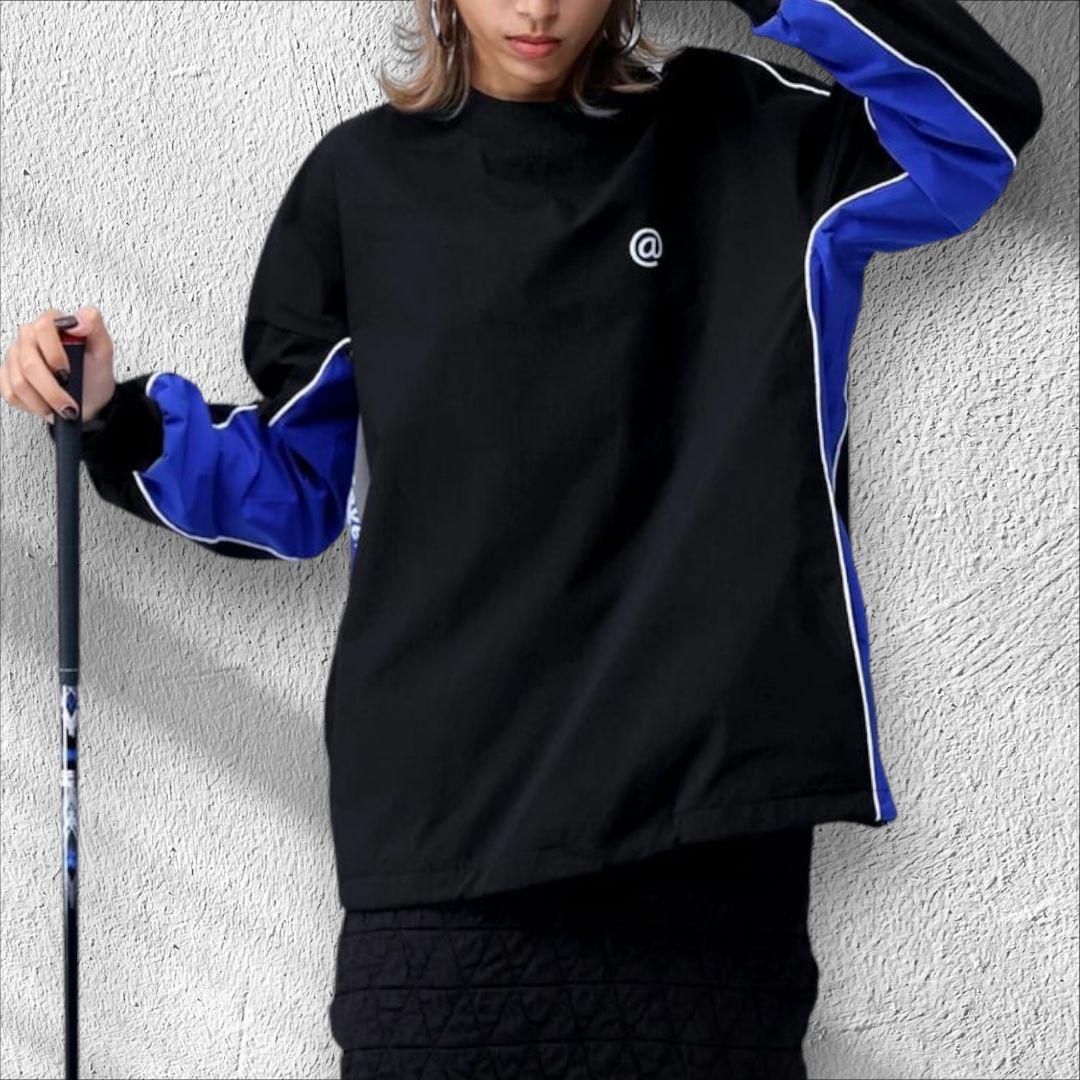 極美品 ANTIQUAGOLF×STCH モックネック プルオーバー スニード