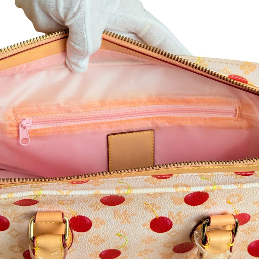 【希少・激レア】ディズニー　ミッキー　モノグラム　チェリー　バッグ　匿名配送