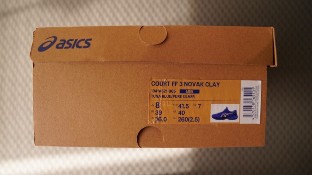 ASICS COURT FF 3 NOVAK CLAY 26cm 日本未発売品