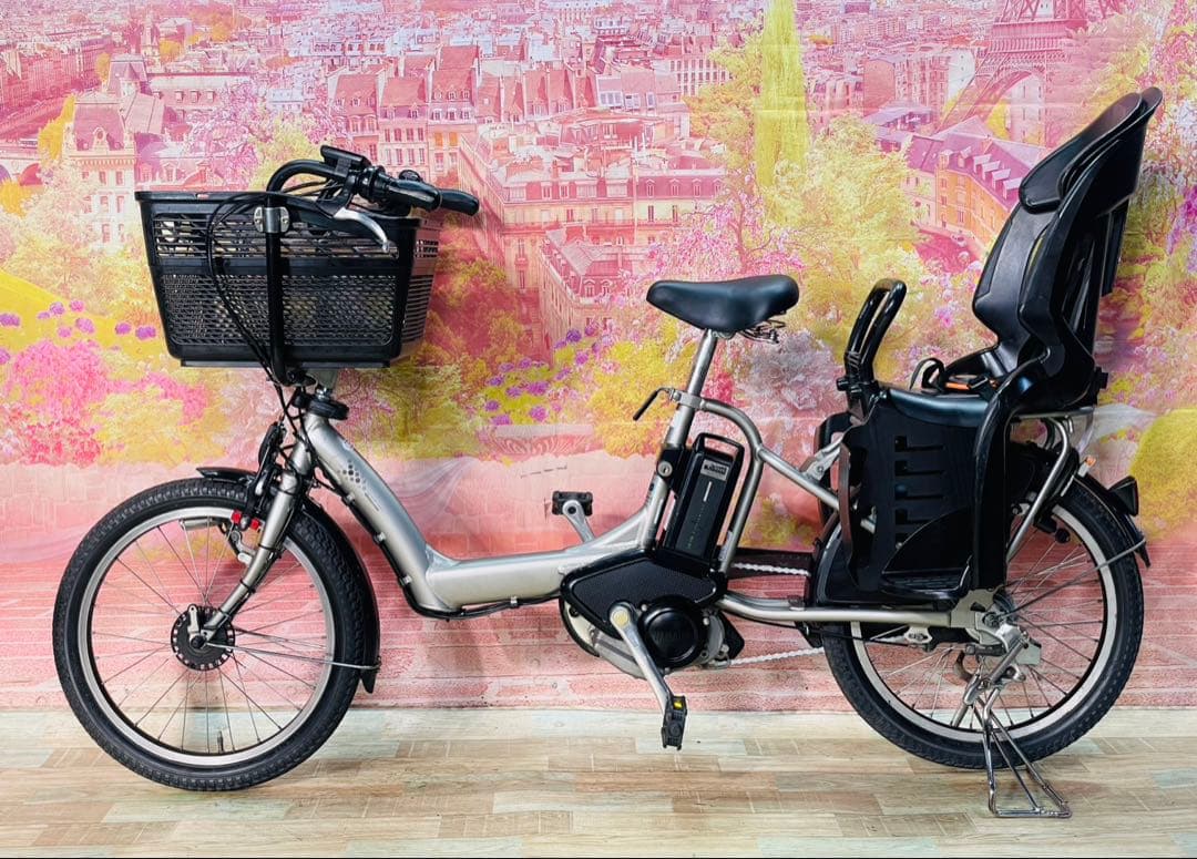 ZK3322 電動自転車 ブリヂストン アンジェリーノ 子供乗せ 20インチ