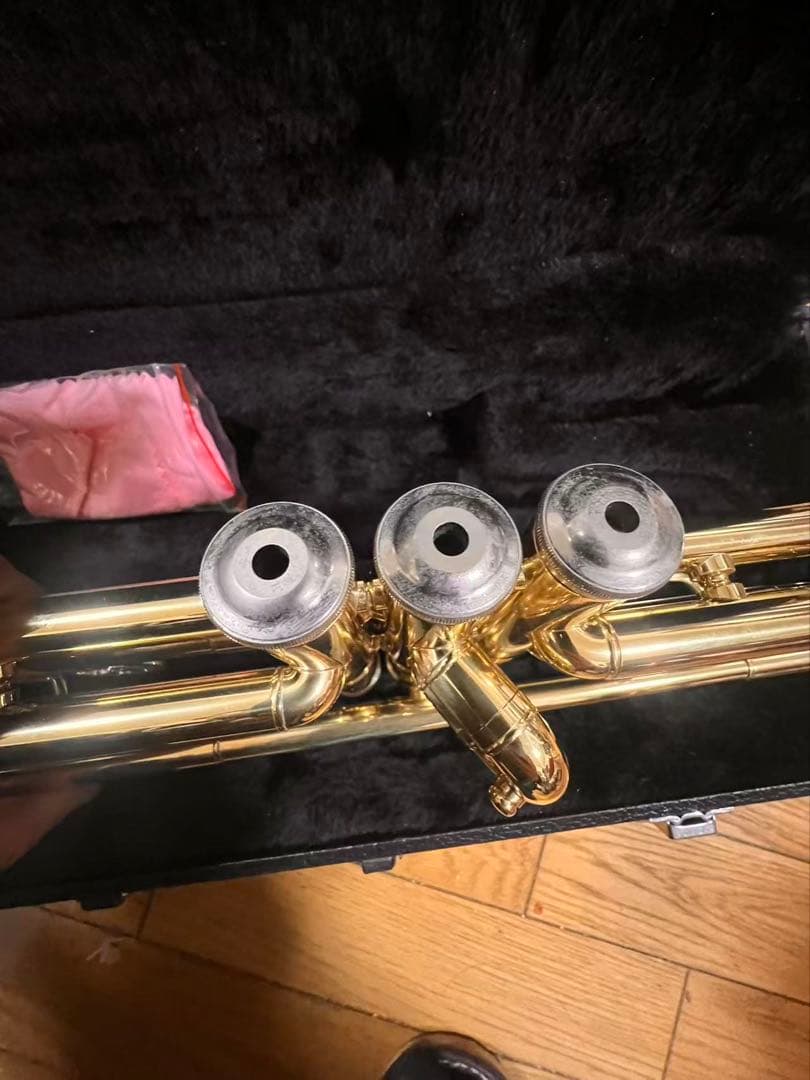 金色 3バルブ トランペット 本体
