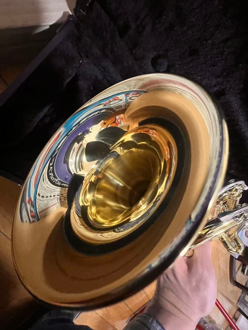 金色 3バルブ トランペット 本体