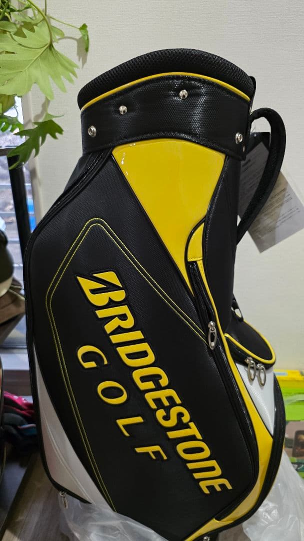 正月特価〜3日まで BRIDGESTONE GOLF キャディバッグ 黒/黄色
