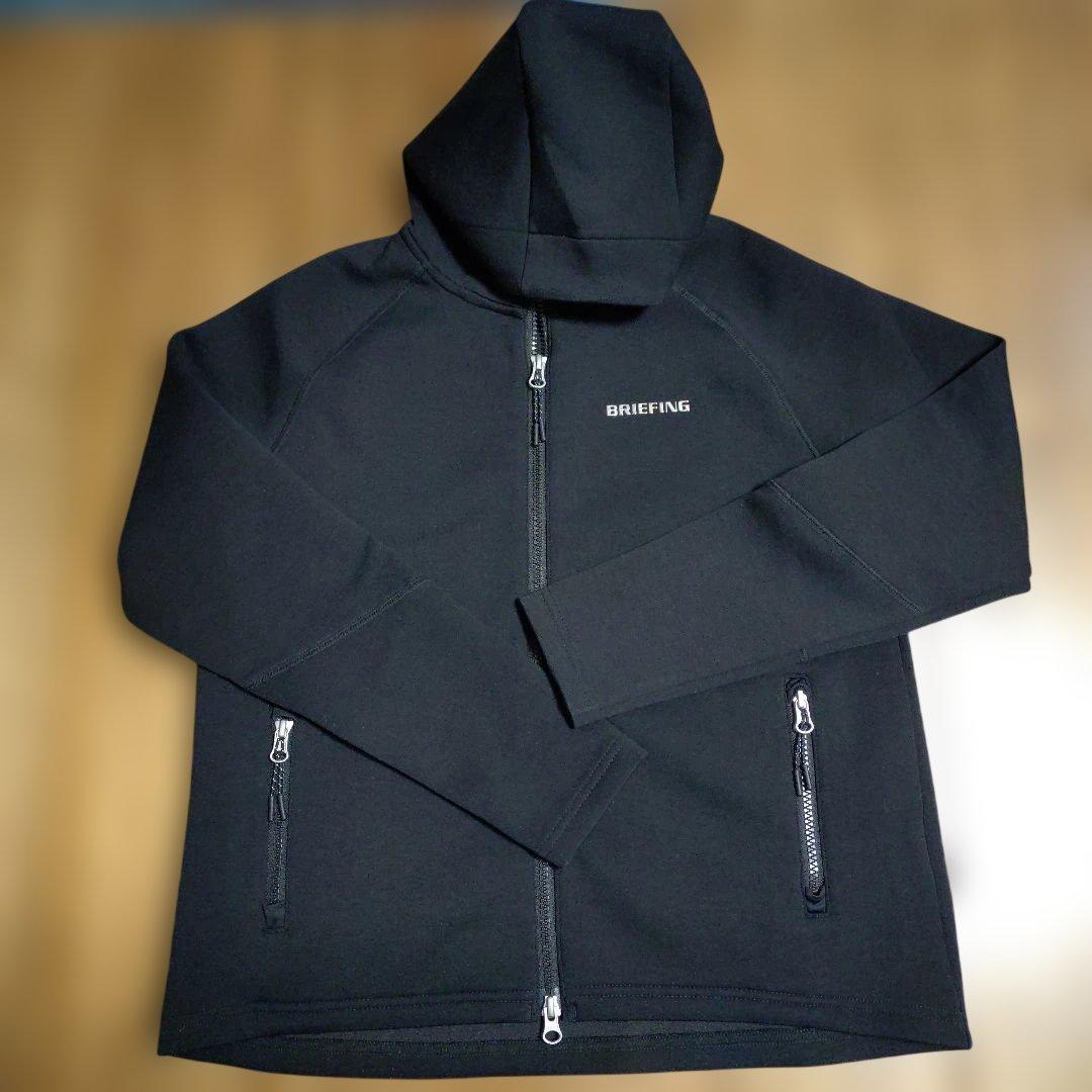 BRIEFING ブラック フード付きジャケット M