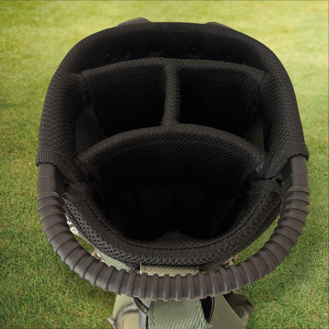 現行モデル　パーリーゲイツ　キャディ バッグ　モスグリーン　スタンド式　軽量