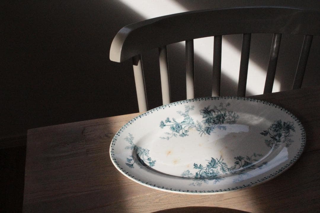 フランスアンティーク/サルグミンヌELVIRE・オーバルプレート