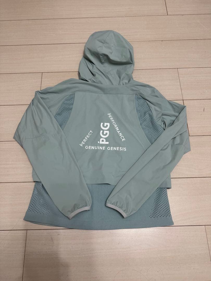 PGG◾️セットアップ◾️フルジップパーカー　スカート　アクアグリーン
