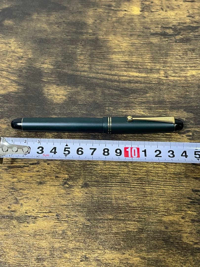 新品未使用　マットグリーン　カスタム　67 字幅F 万年筆　パイロット　ケース付
