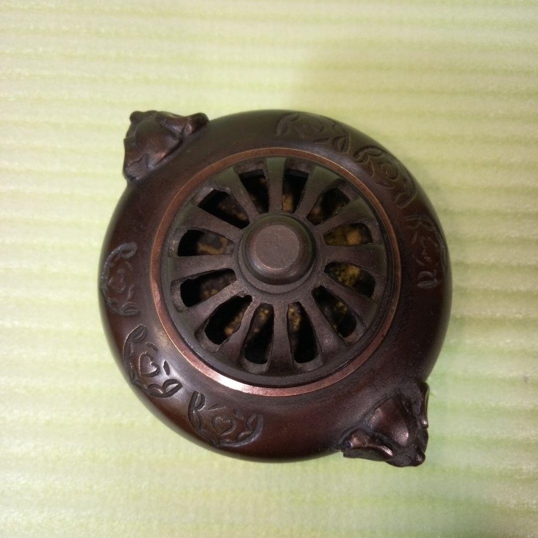 香炉　ミニ　ミニ香炉　小さい香炉　骨董　骨董品　レトロ　レア　重さ482グラム