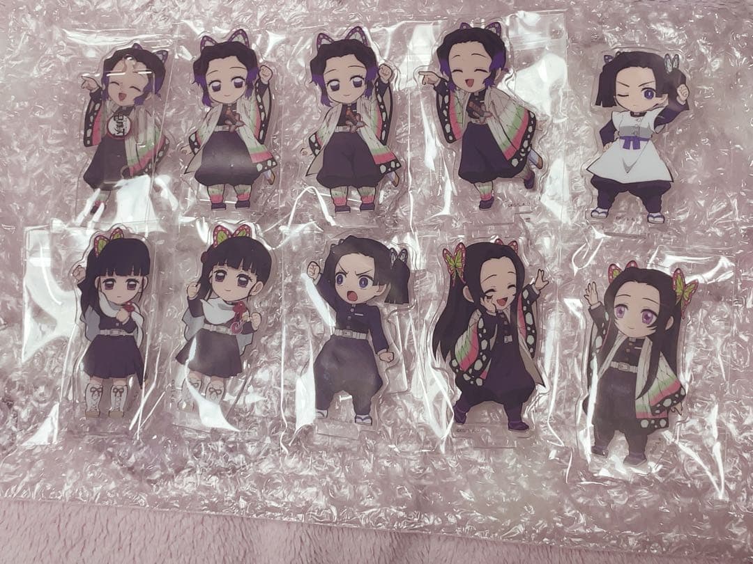 鬼滅の刃 鬼滅 繋がるアクリルスタンド 胡蝶しのぶ カナエ カナヲ アオイ