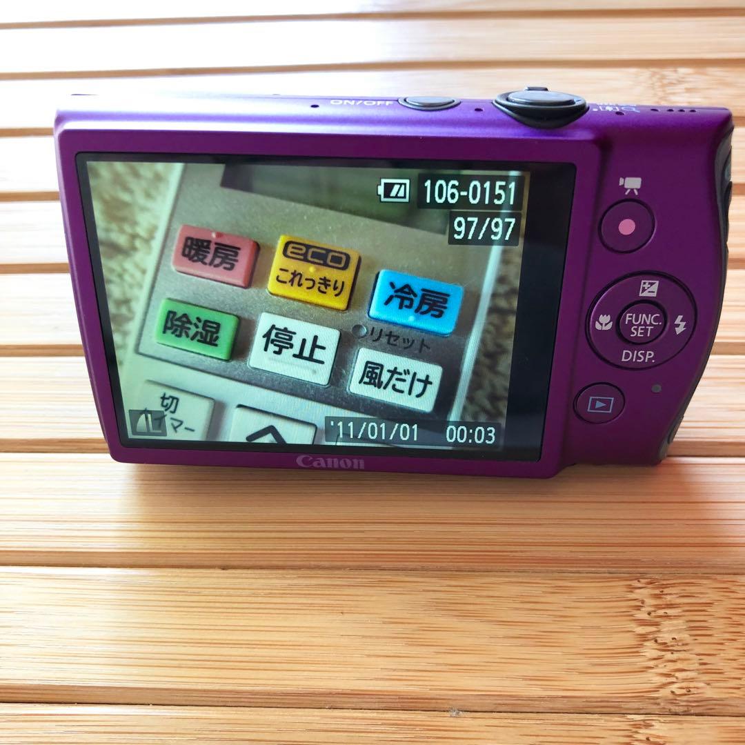 Canon キャノン　IXY600F パープル