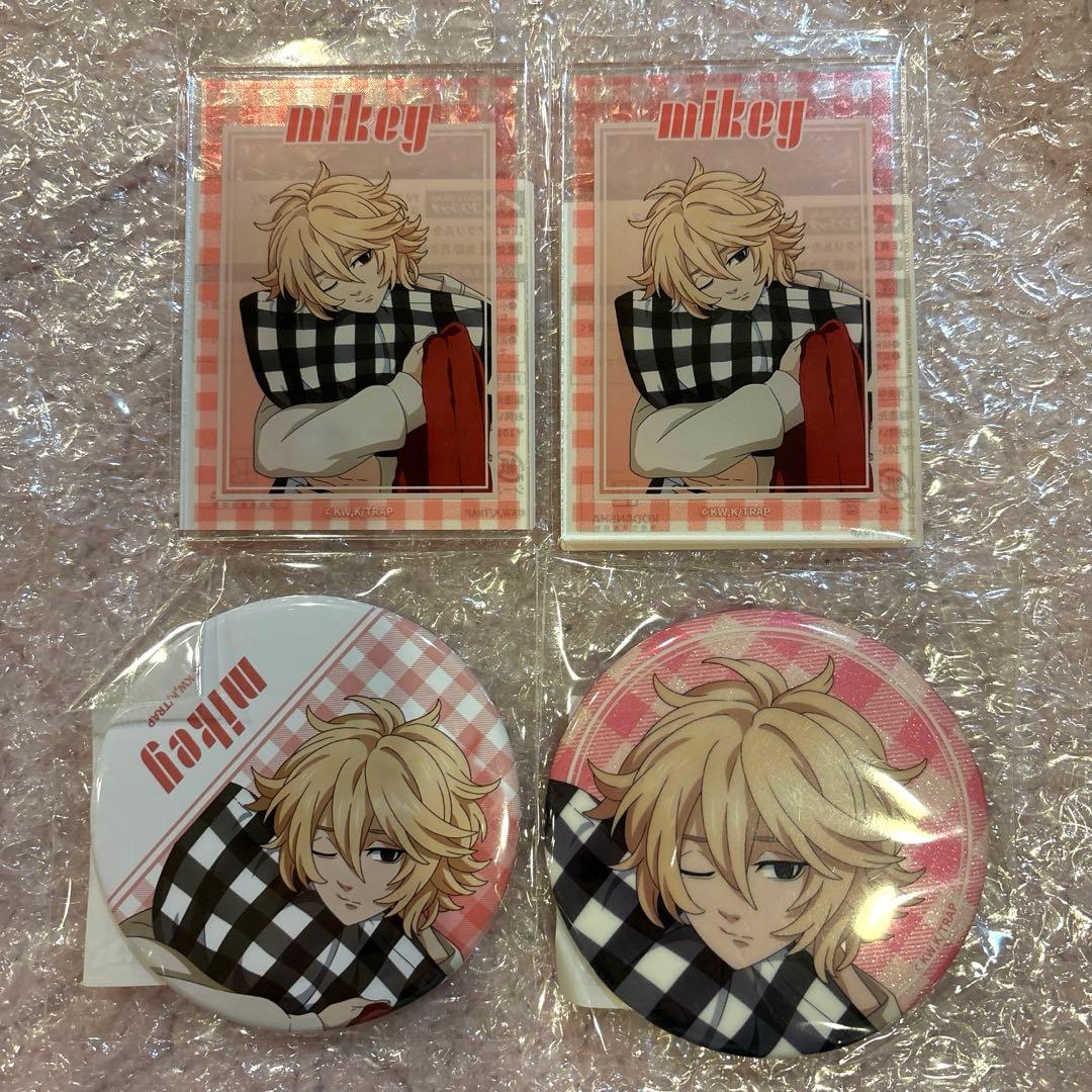 d*9様 東京リベンジャーズ　おうち時間　佐野万次郎　缶バッジ アクリルカード