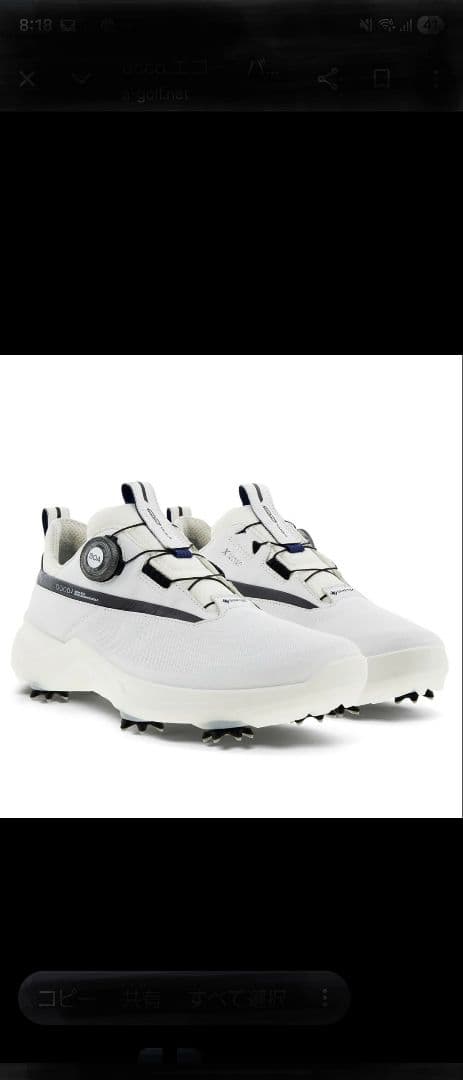 [新品] ECCO ゴルフシューズ