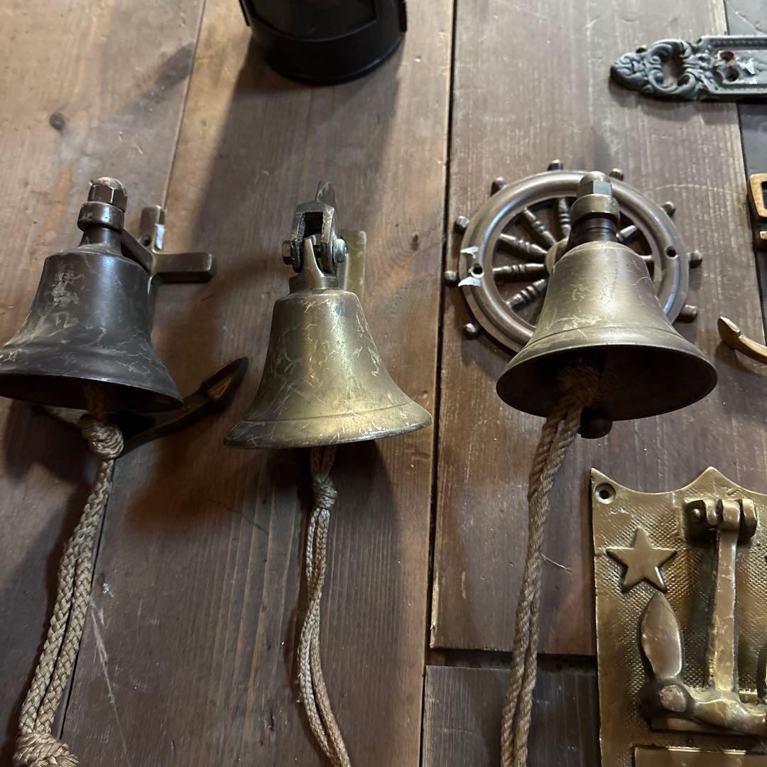 ビンテージ　マリン系　ブラス　雑貨