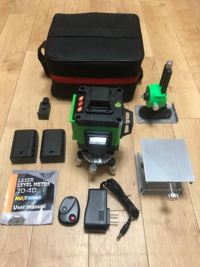 16ライングリーン レーザー 墨出し器 墨出し機墨出器測定器4D墨だし器水平器