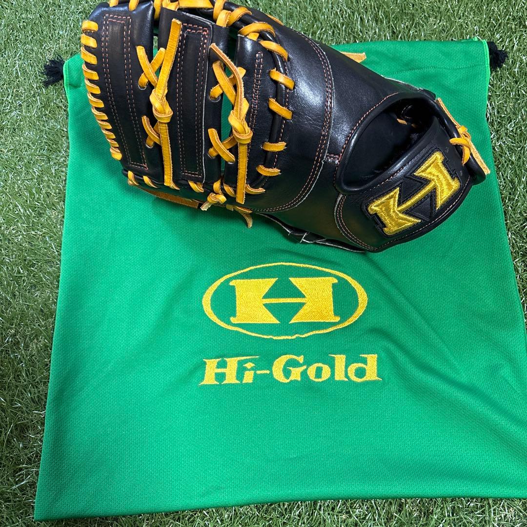 野球　ハイゴールド左用サンスポー軟式ファーストミット