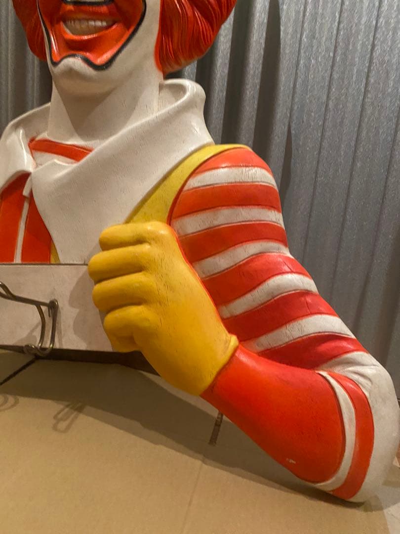 激レア！70s ヴィンテージ ロナルド　マクドナルド ストアディスプレイ