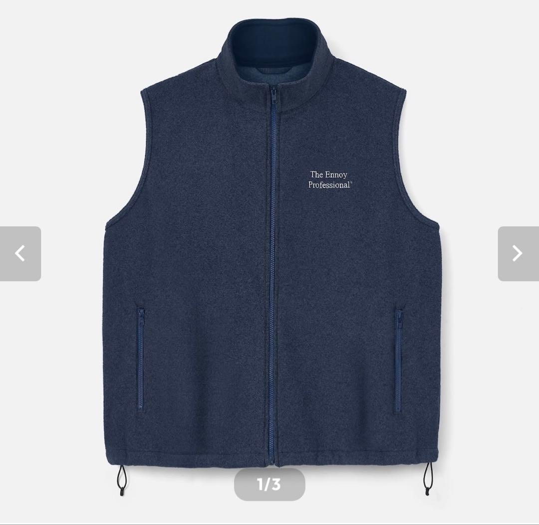トップス PROFESSIONAL FLEECE VEST (NAVY)