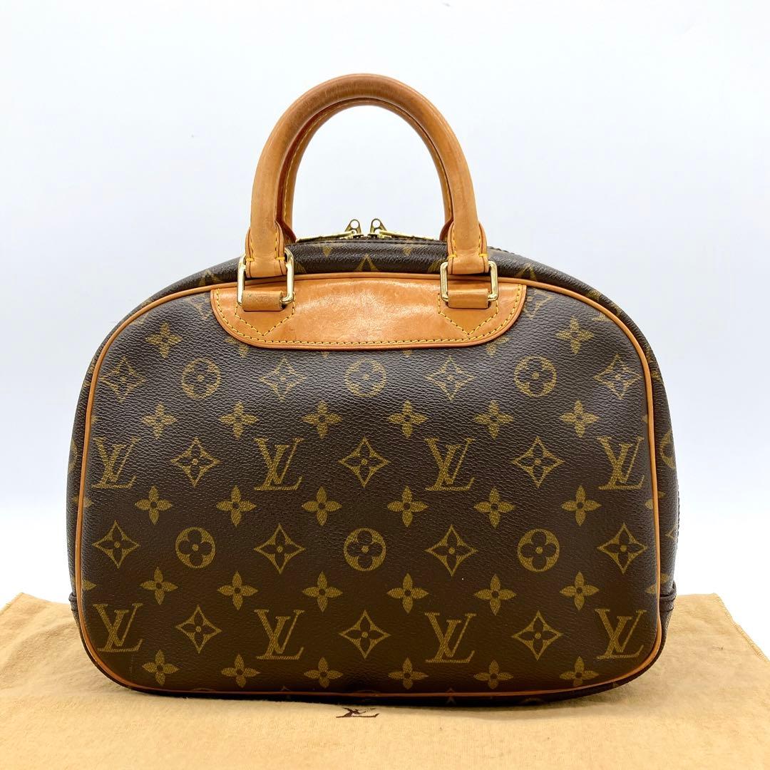 【LOUIS VUITTON】トゥルーヴィル　モノグラム　ハンドバッグ　PVC