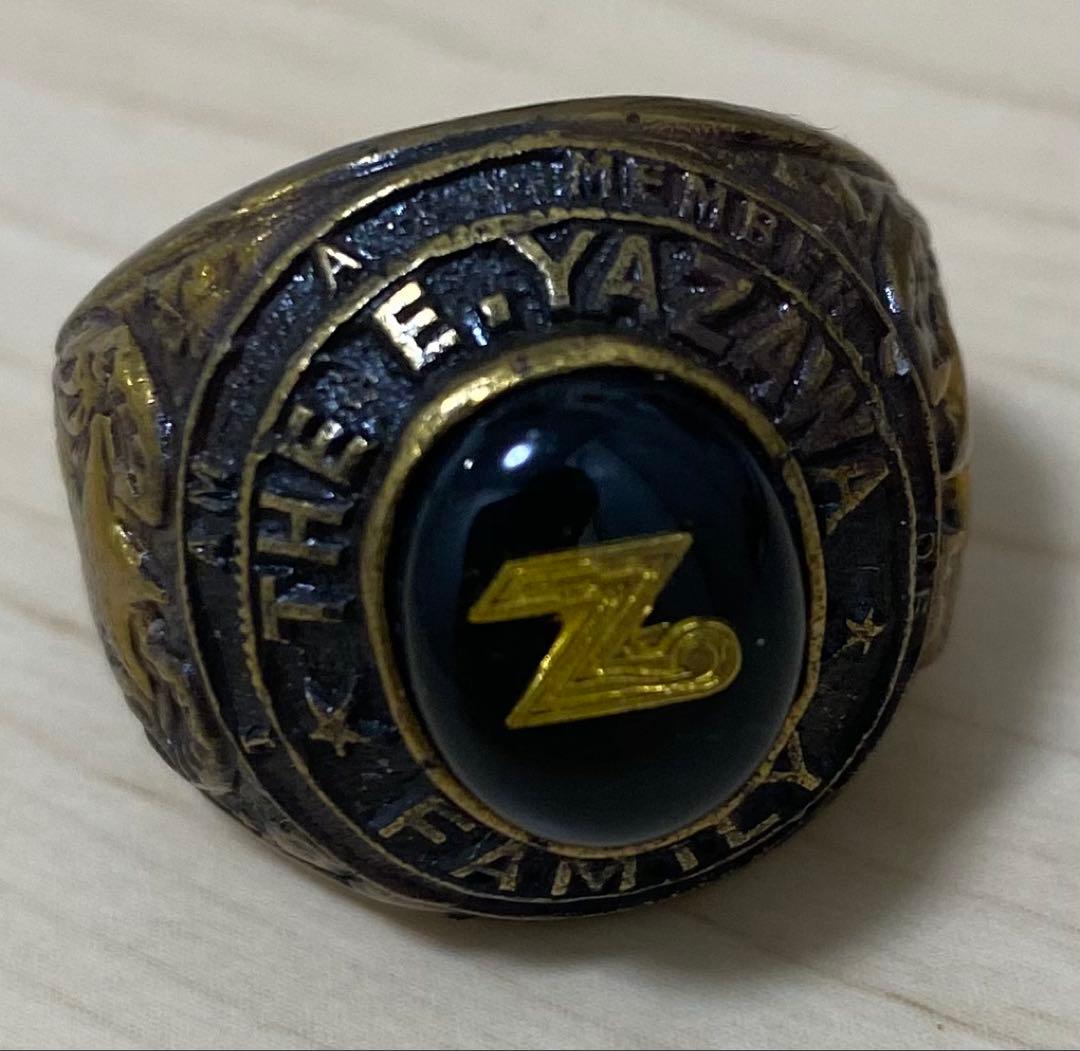 矢沢永吉 ビンテージ カレッジリング☆THE E.YAZAWA☆FAMILY