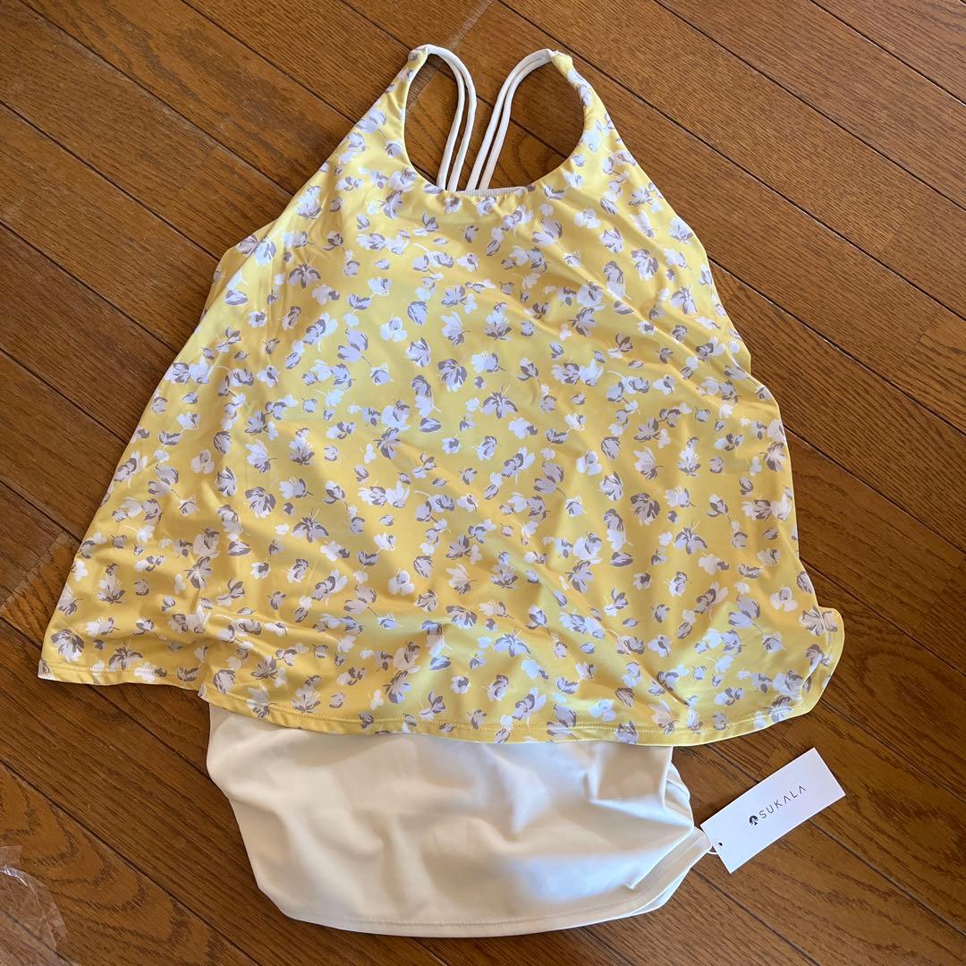 【SUKALA】フラワープリントカバータンクトップ