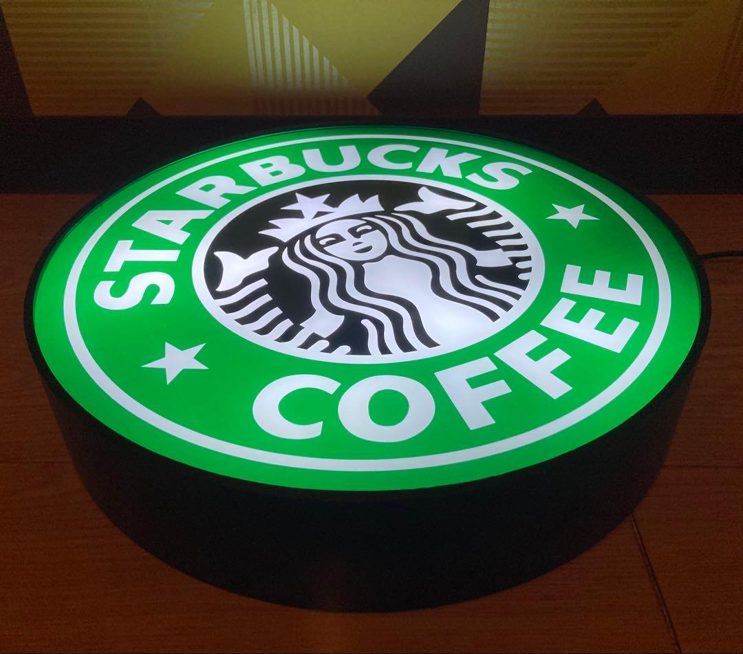 スタバ 電飾 看板 ネオンサイン 壁飾り ランプ レトロ ライト アメリカン雑貨