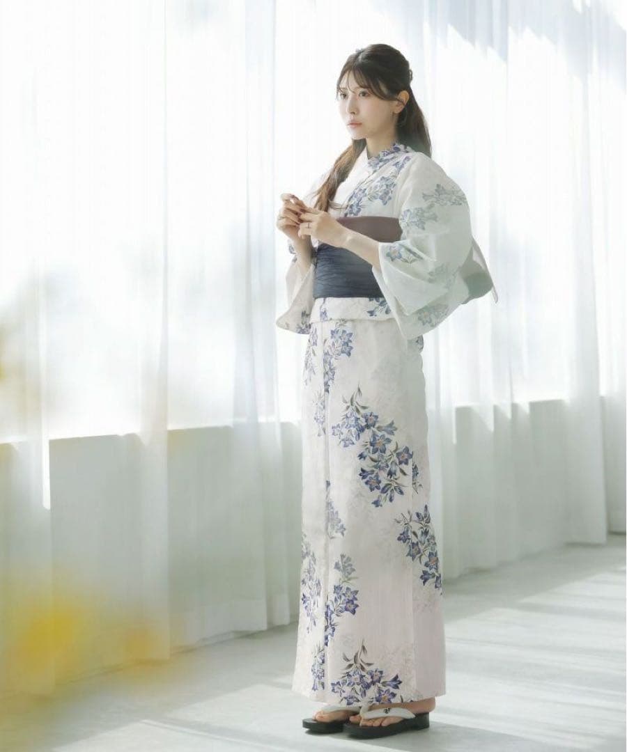 値下げ！Ditaディータ♡オトナ浴衣　高級5点セット♡ 【京の淡宵竜胆】