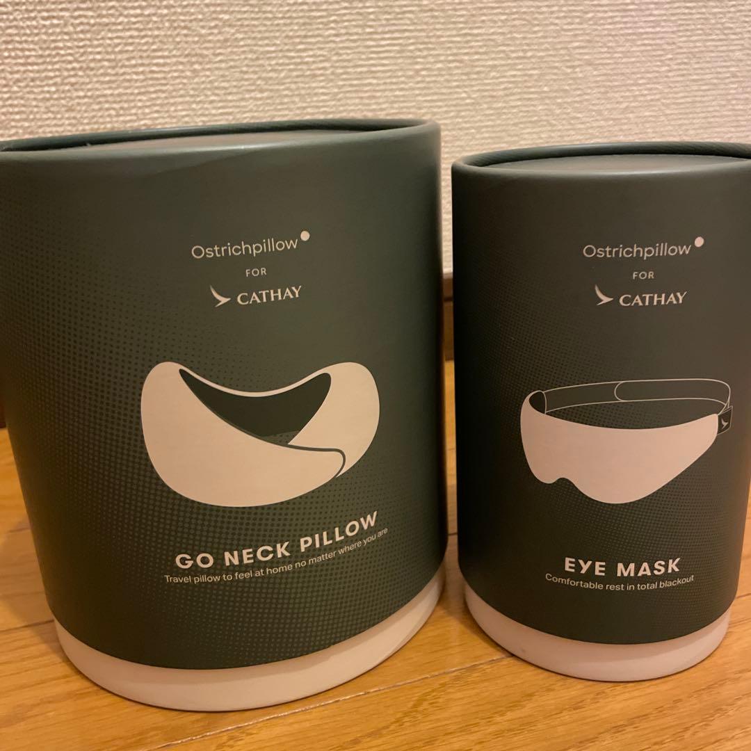 OSTRICH PILLOW GO ネックピロー & アイマスク セット✈︎