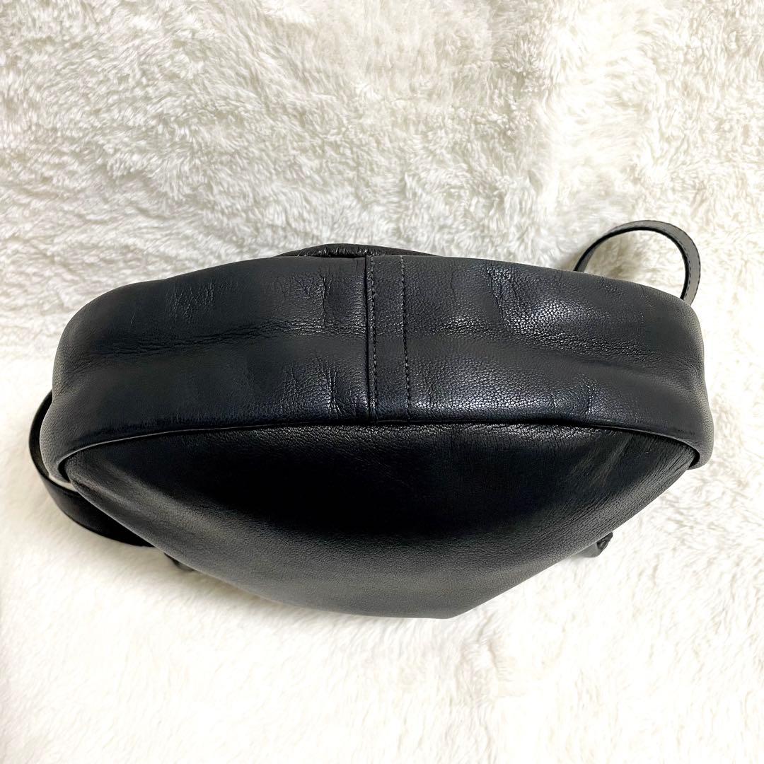 【未使用級✨】STYLE CRAFT ゴート ショルダーバッグ ブラック レザー