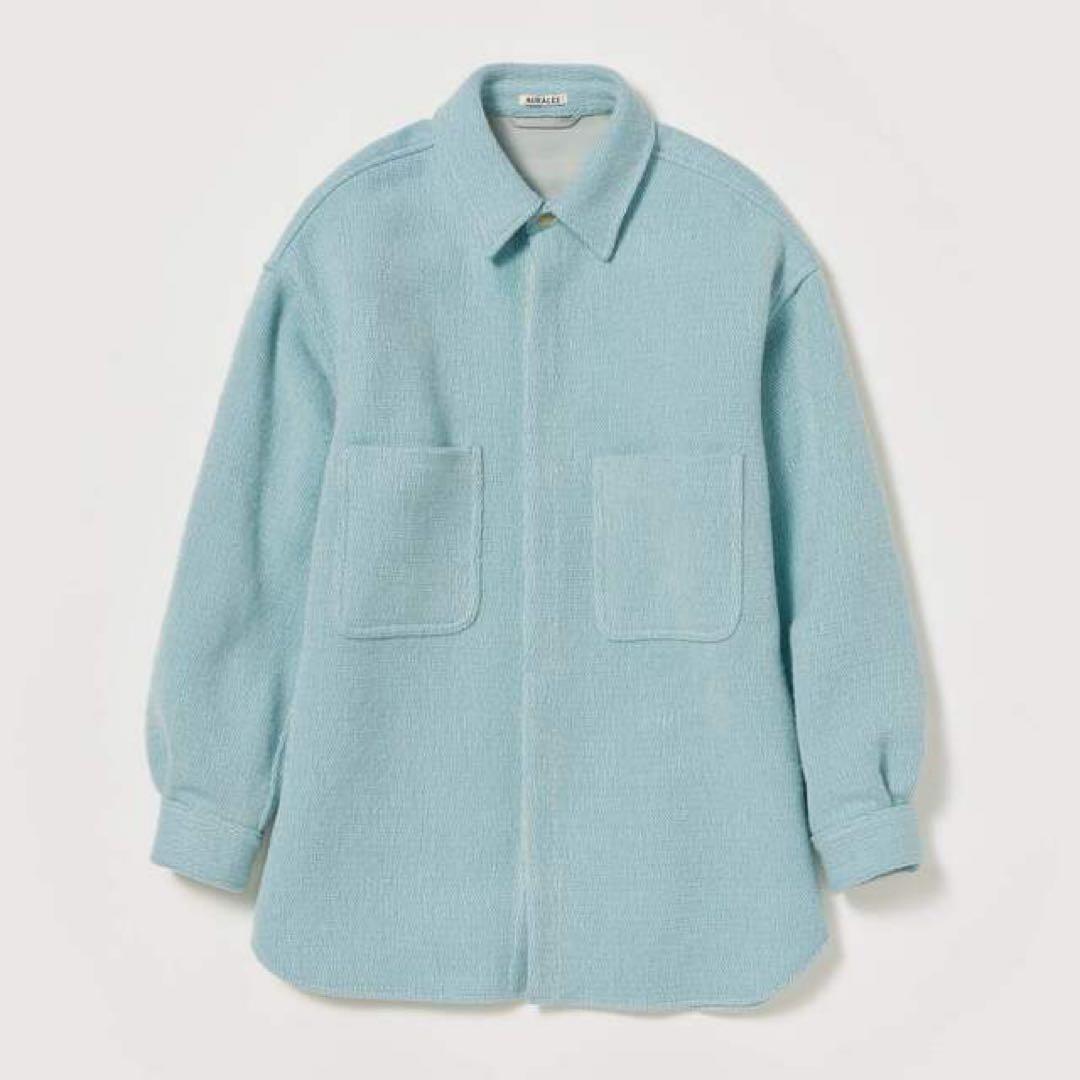 AURALEE SHETLAND WOOL SHIRTS サイズ3