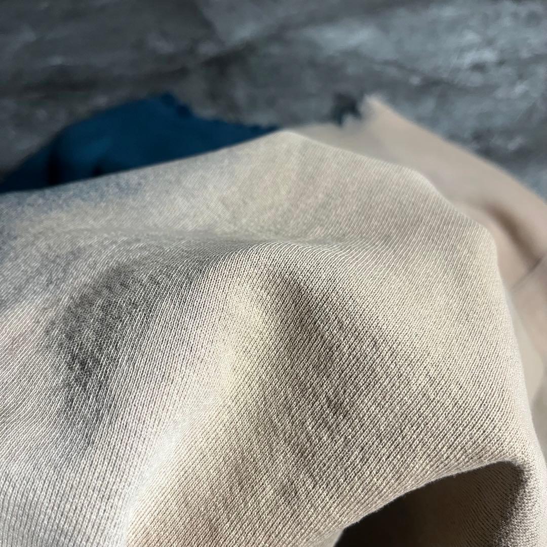 90s NIKE USA製 half＆half 抜染 ボロ トレーナー ロゴ