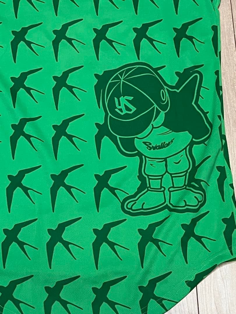 野球 ヤクルトスワローズ つば九郎 ユニフォーム フリーサイズ イースタン優勝