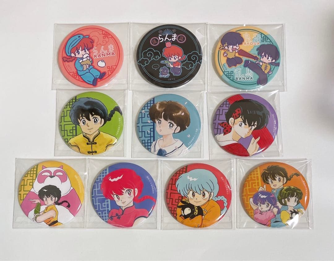 らんま1/2 ヴィレッジヴァンガード 原作絵 缶バッジ