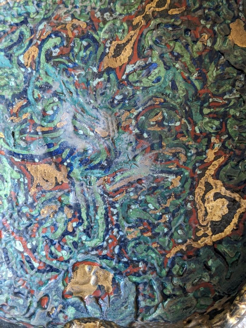 ⭐薩摩焼の絶品 美術工芸品 蛇蝎釉 どんこ釉 茶道具 菓子鉢 珍物 骨董品