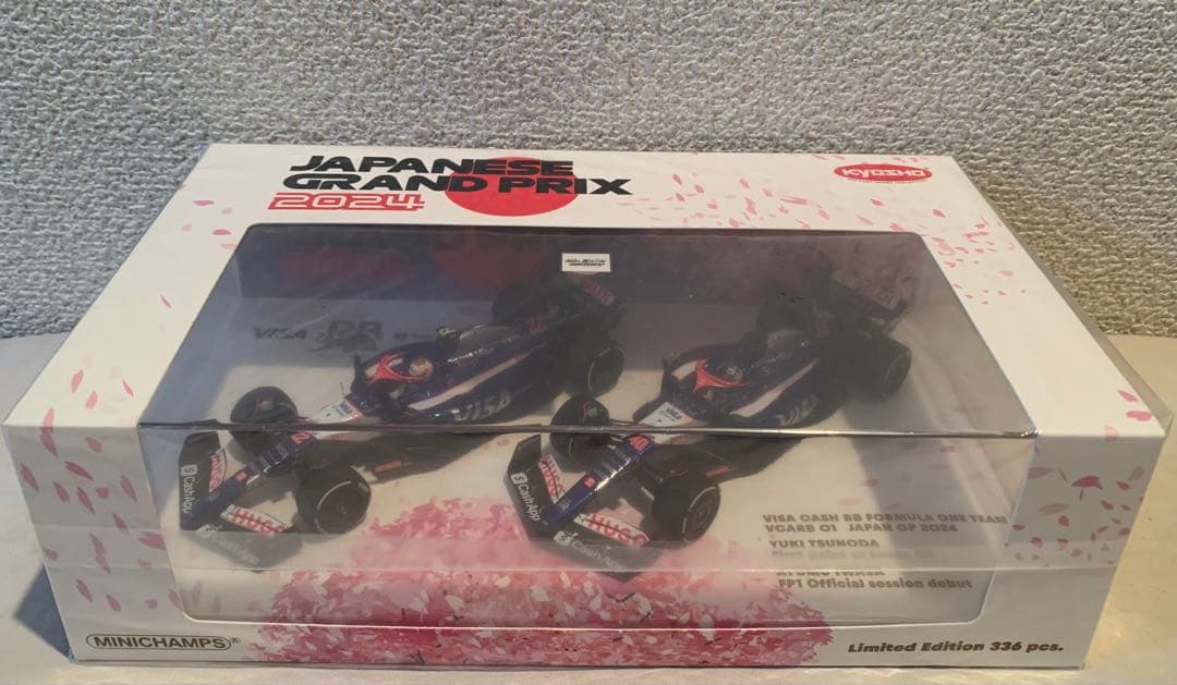 未開封！1/43 VCARB 角田 裕毅&岩佐 歩夢2024 F1日本GPセット