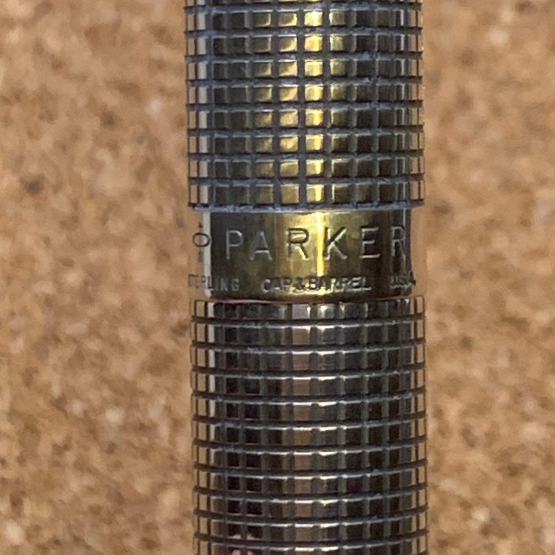 パーカー75 シズレ 万年筆 14K F スターリングシルバー