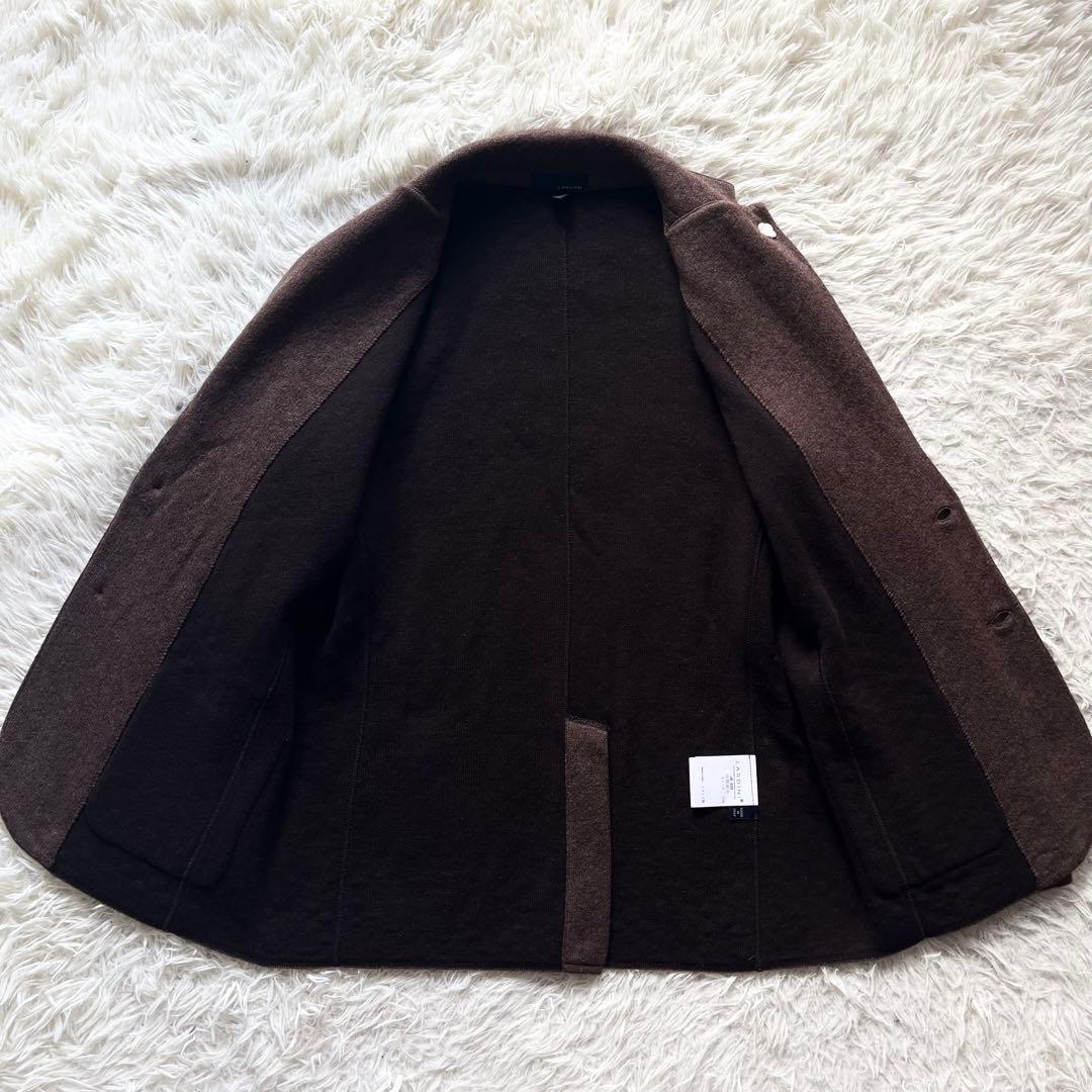 <美品>LARDINI カシミヤ100% ブラウン ジャケット サイズL