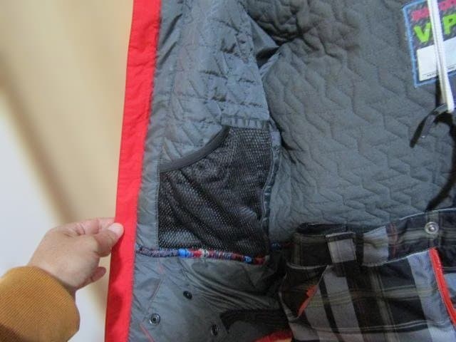 Burton スノーボードウェア セット　子ども用 赤　129‐135　バートン