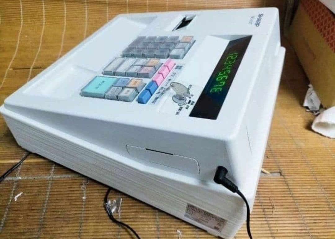 シャープレジスター　XE-A147　PC連携売上管理フル設定無料　260130