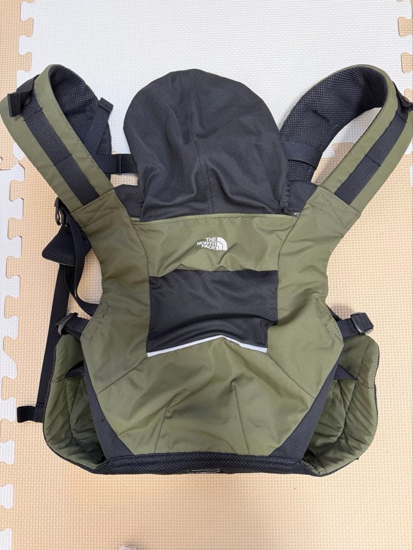 【美品】THE NORTH FACE 抱っこ紐 オリーブグリーン　ポーチ付き