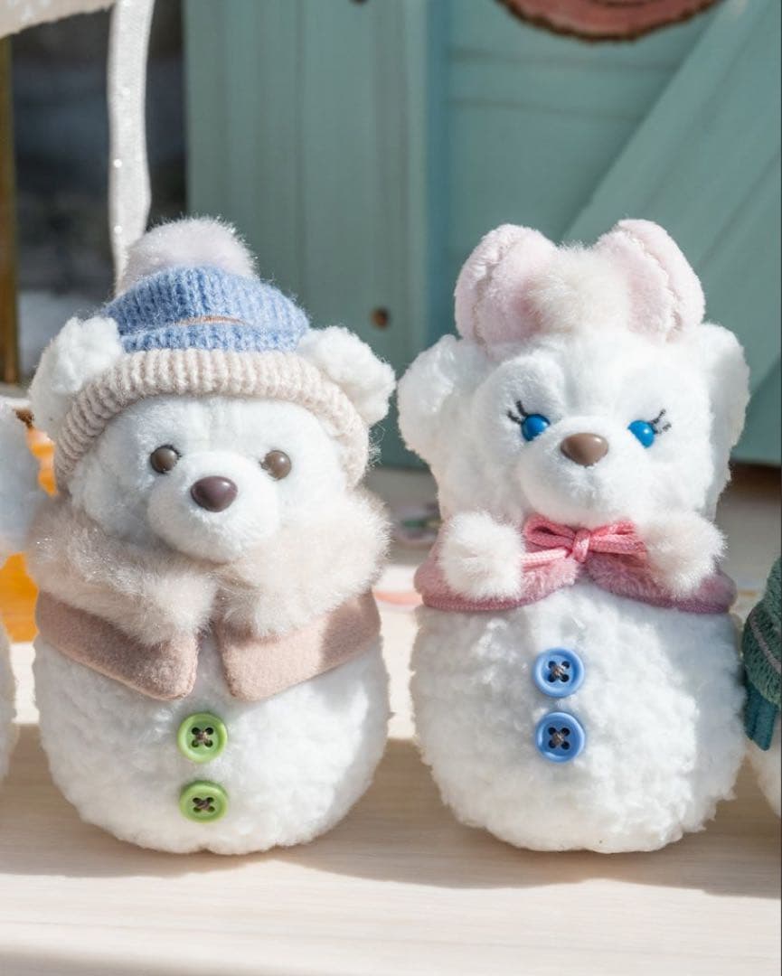 まるさん専用　ぬいぐるみチャーム シークレット・オブ・スノーウィーデイ3点セット