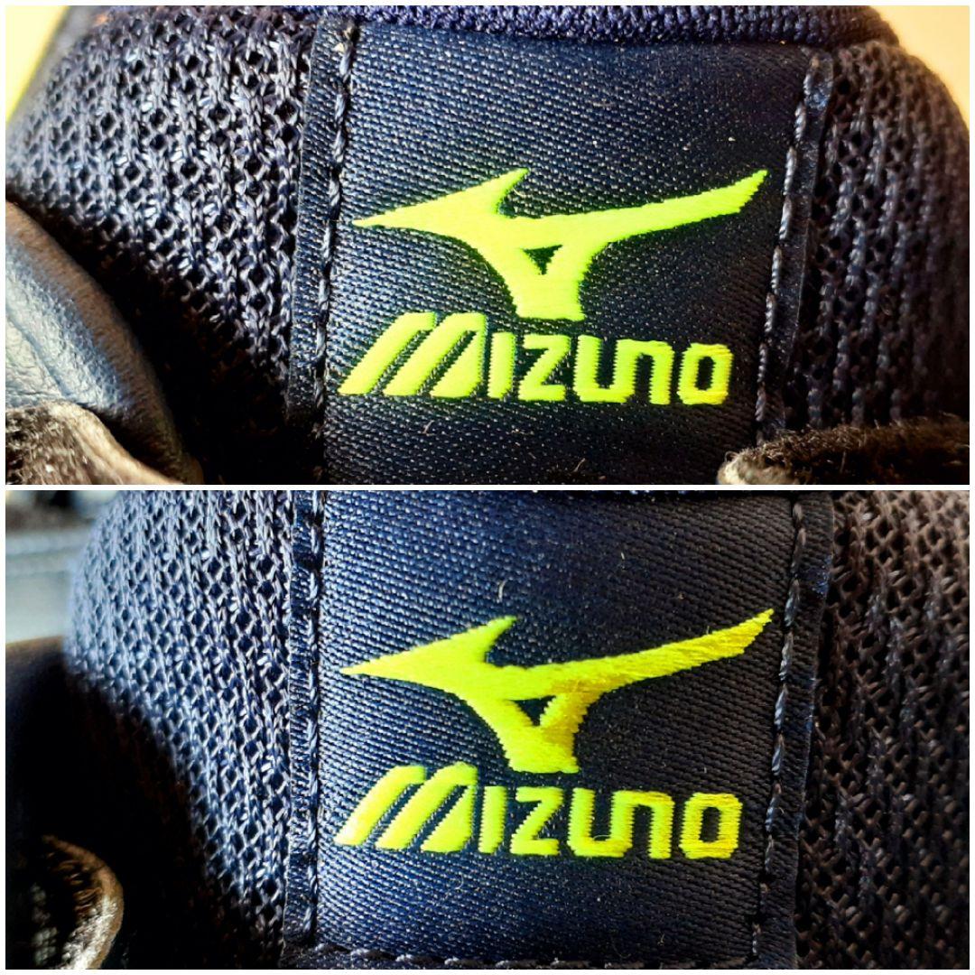 未使用タグ付き♪ ミズノ安全靴 ２６cmEEEネイビー×イエロー 人気カラー！