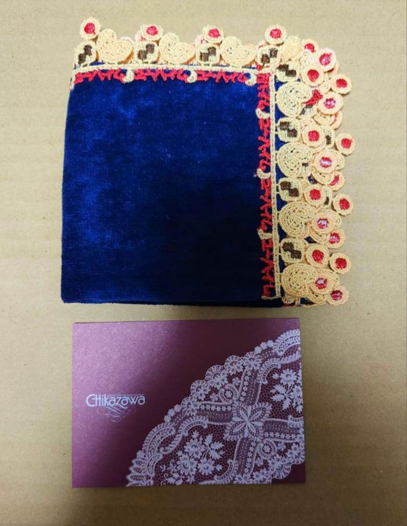 ユーハイム×近沢レース店コラボビスケット柄レースタオルハンカチ