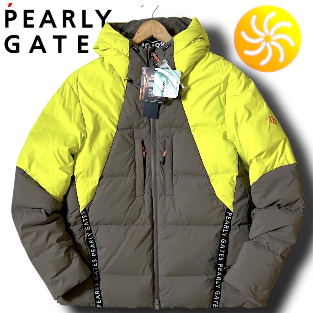 1 パーリーゲイツ 撥水防風防寒保温 テクノストレッチ 光電子ダウンジャケット