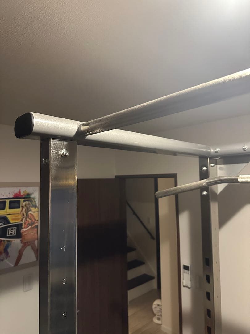 タフスタッフ　パワーラックプーリーセット+インクラインベンチ