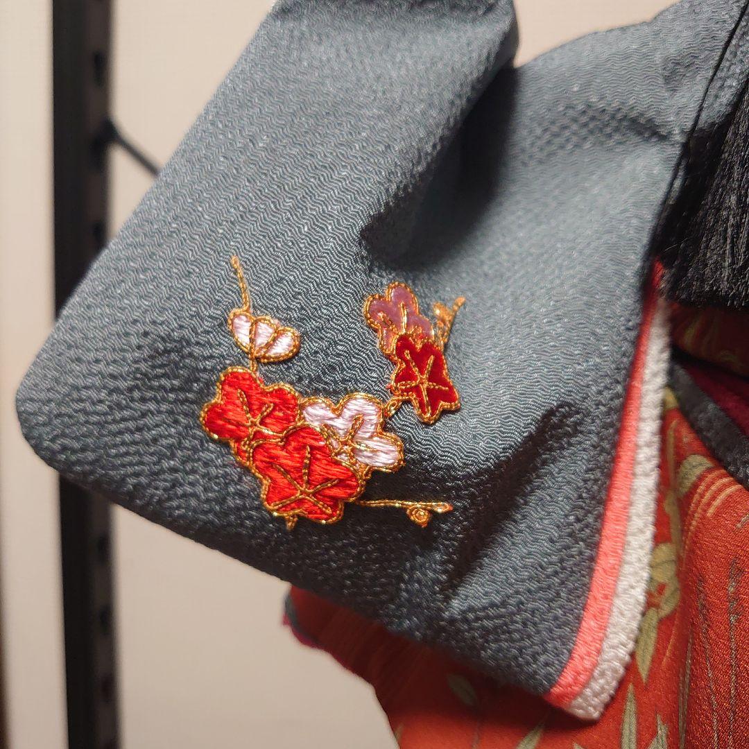 市松人形【春幸】日本人形　丹後ちりめん　謹製　手作り本仕立 全長約44cm