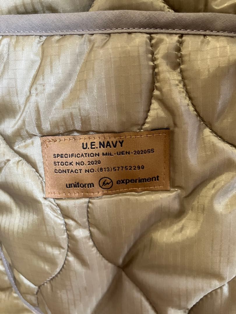 【uniform experiment】リバーシブルジップライナーブルゾン